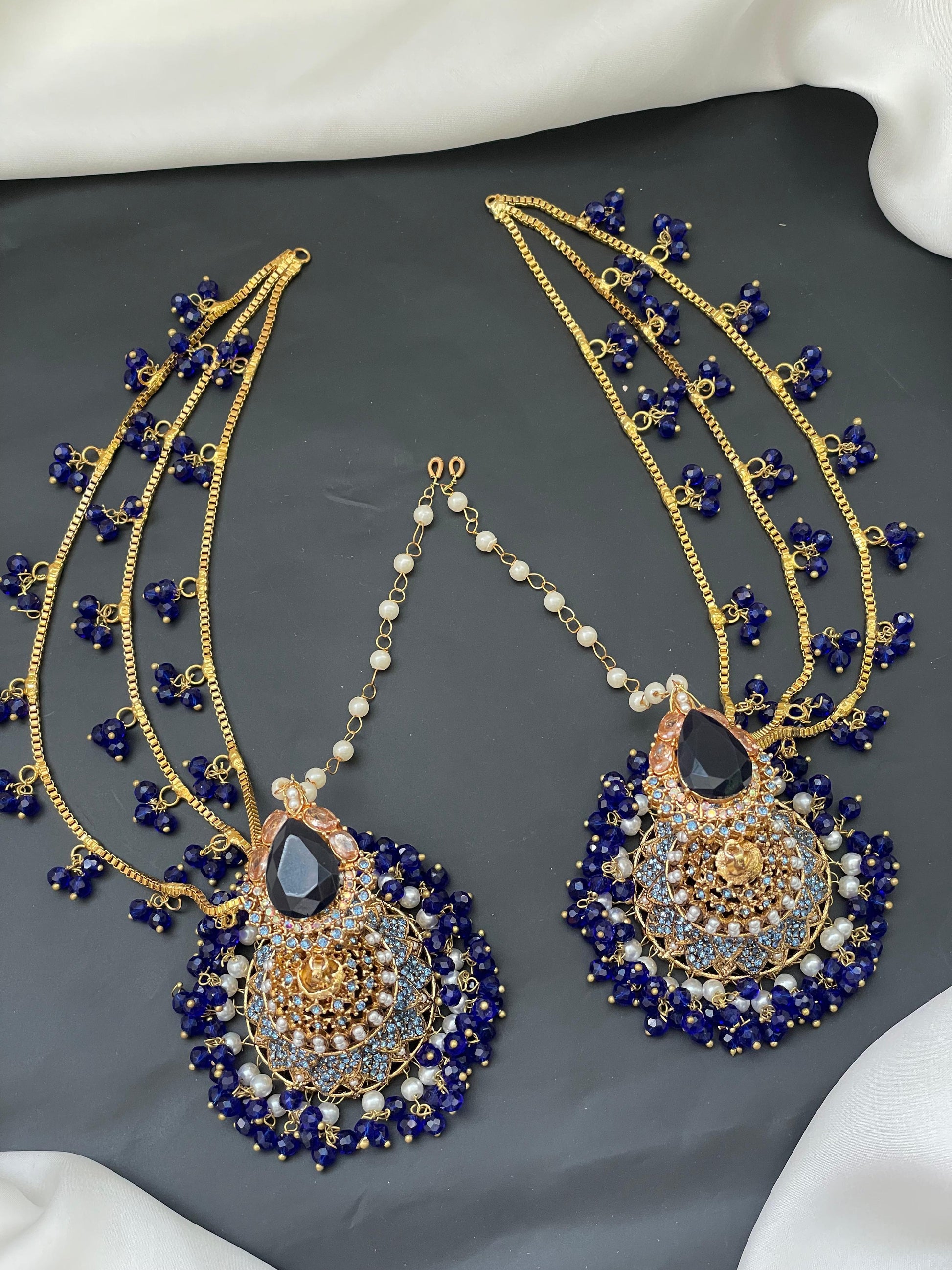 Blue Designer Earrings