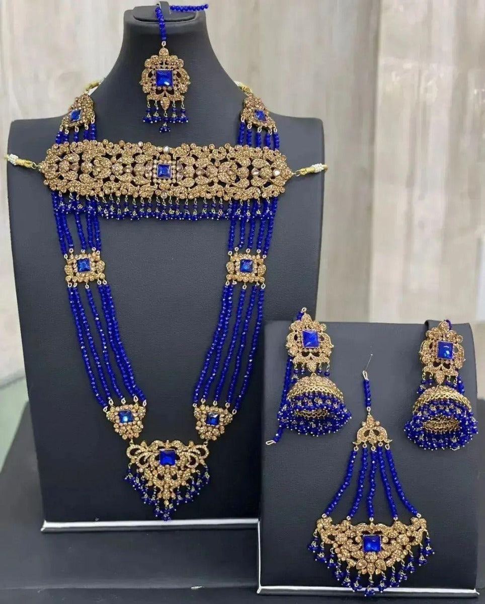 Blue Online Bridal Set