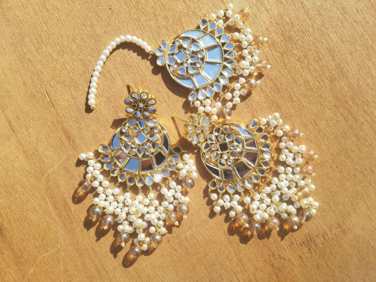 Champagne Pearl Earrings