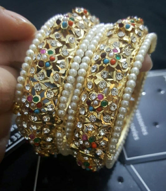 Designer Multi Colored Hyderabadi Bangles online Shopping