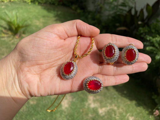 Earrings And Ring Set