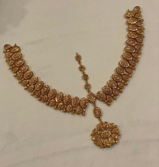 Gold-Plated Bridal Matha Patti