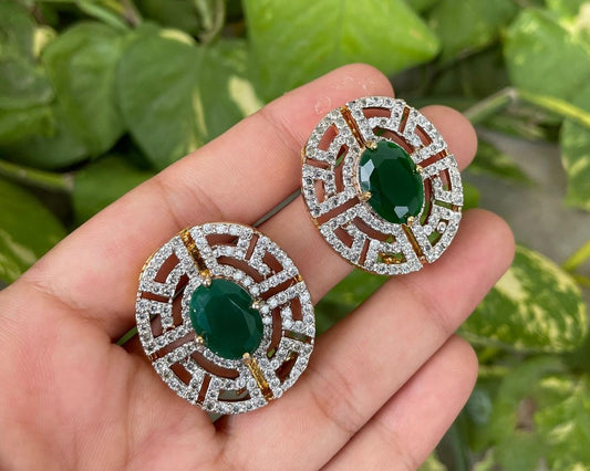 Gold Zircon Earrings Online Pakistan