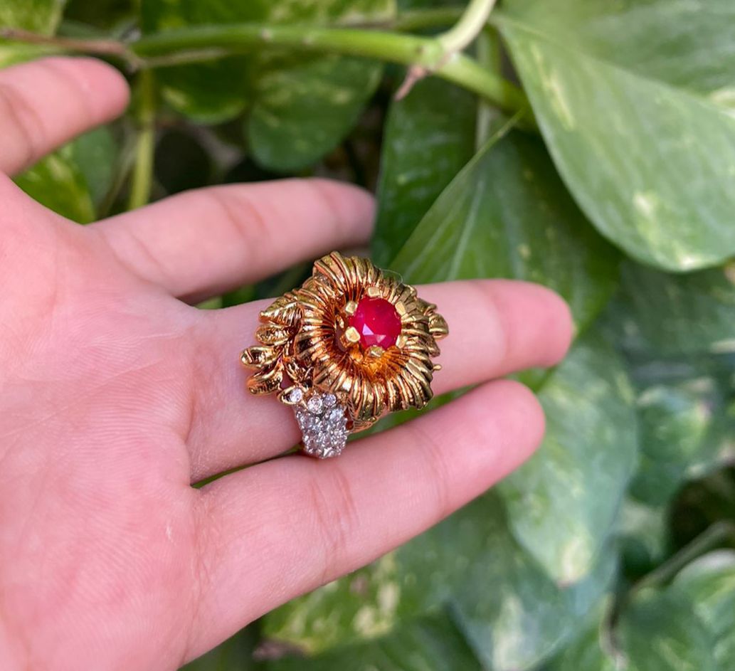 Gold Zircon Ring Style in Pakistan