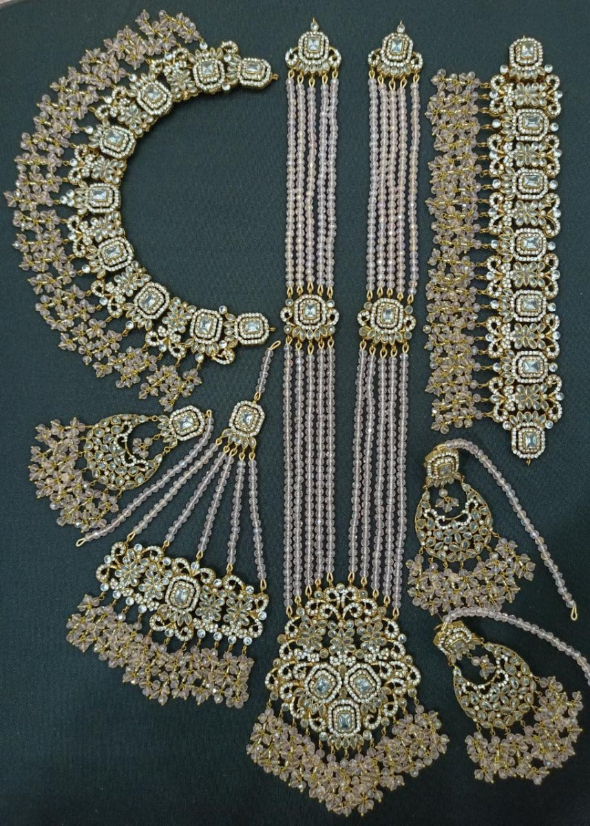 Golden Bridal Jewelry Pakistani