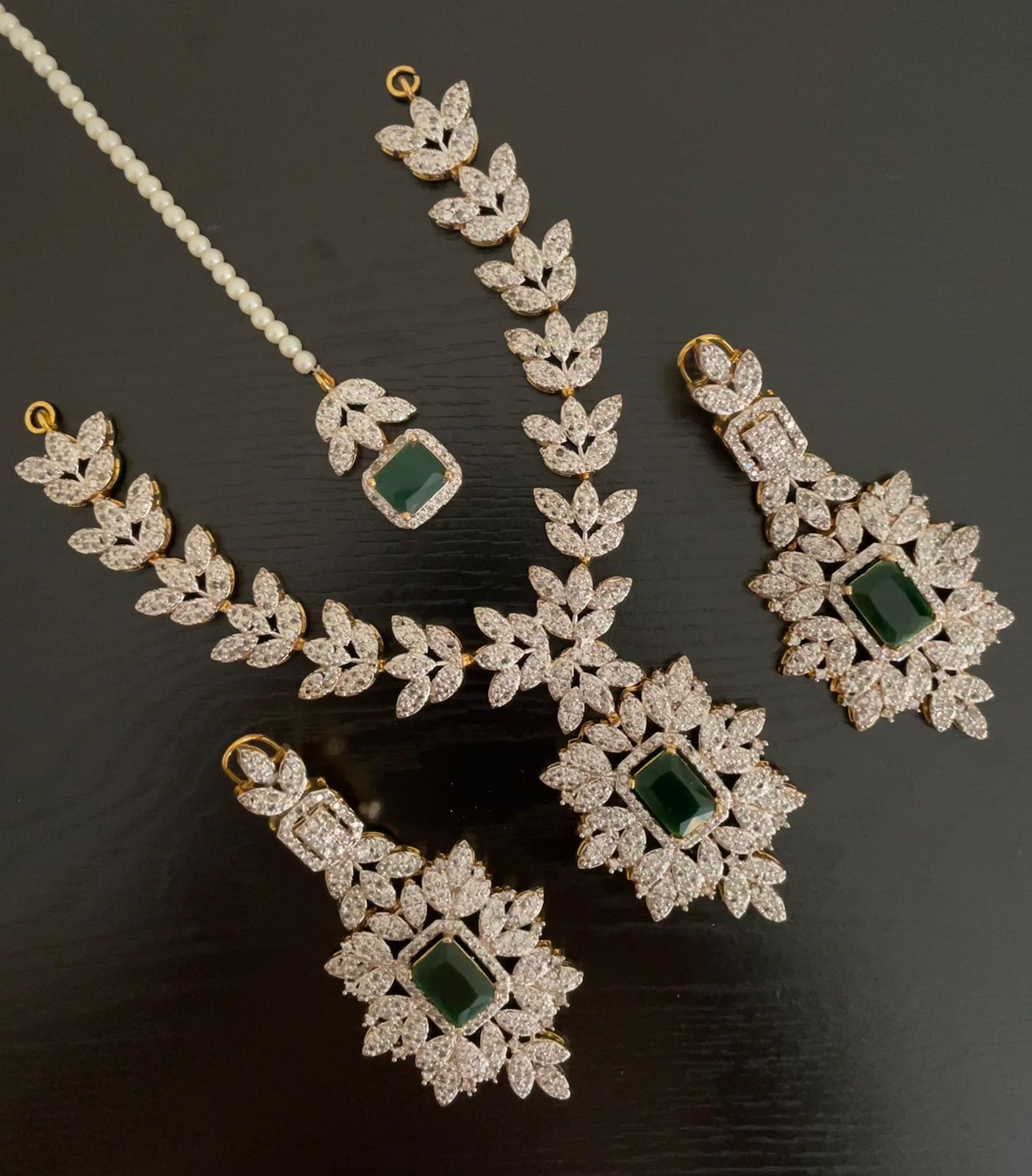 Green Bridal Jewellery Pakistani