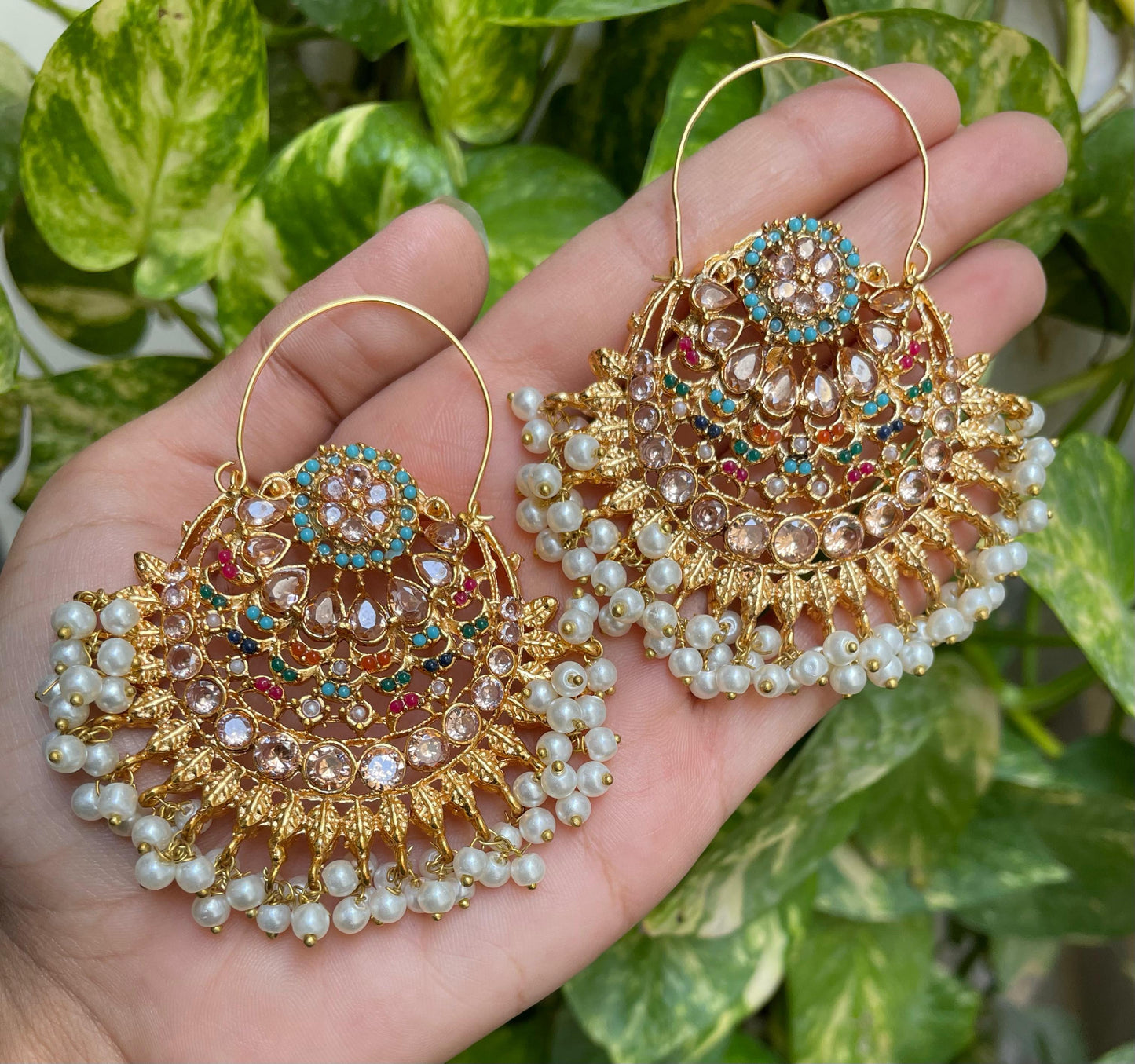 Handmade Chandbali Earrings