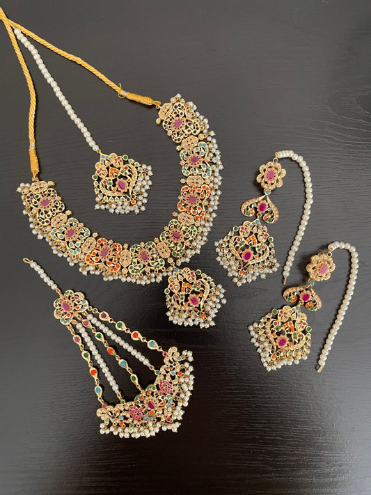 Hyderabadi Bridal Necklace Set