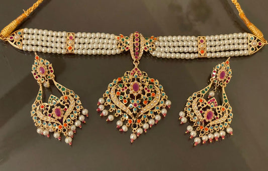 Hyderabadi Choker Necklace Set
