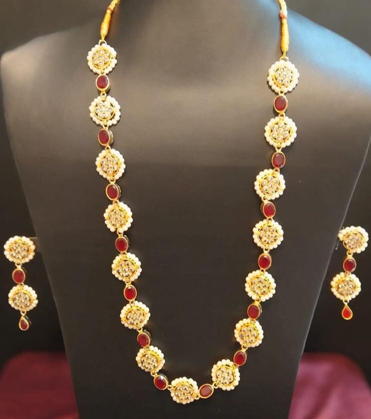 Long Kundan Mala Set Online Shopping