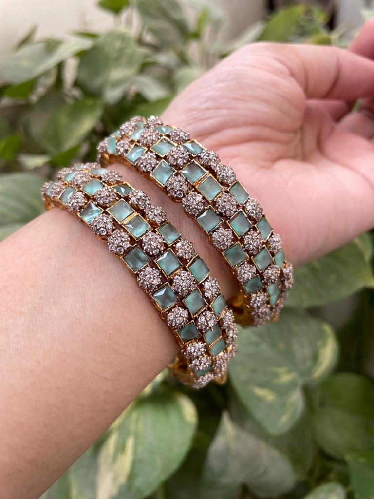 Mint Bridal Bangle Set Designs