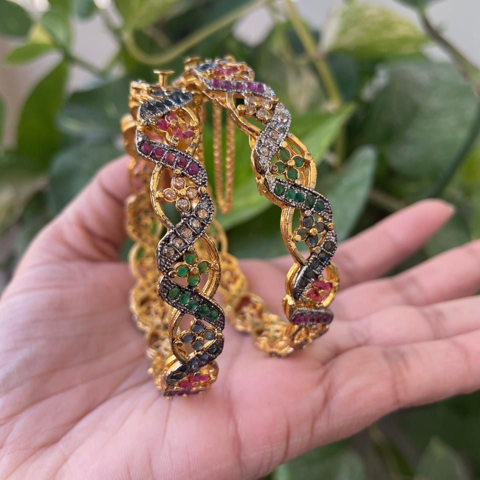 Multistone Bangles for Women