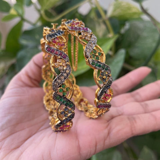 Multistone Bangles for Women