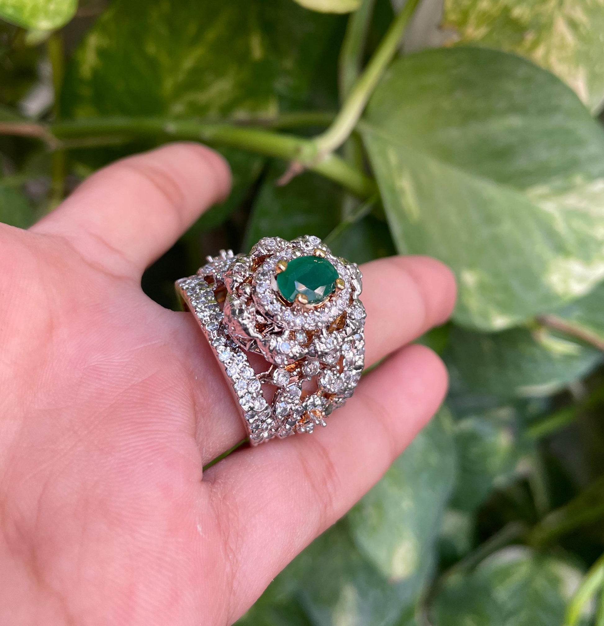 New Green Zircon Rings Pakistan