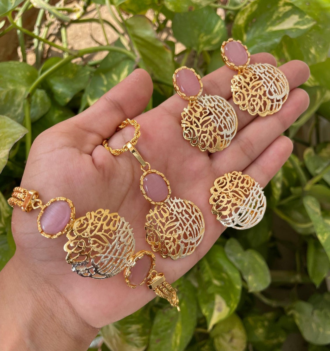 PINK KALMA JEWELRY SET