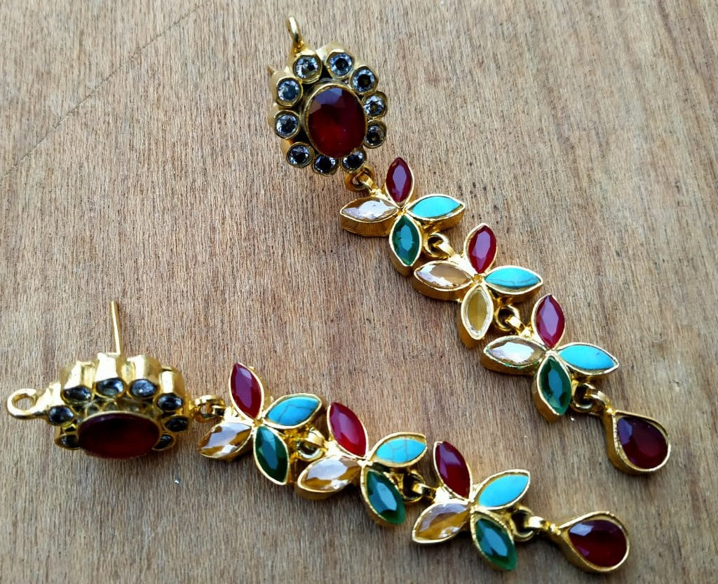 Pakistani Kundan Earrings Sale