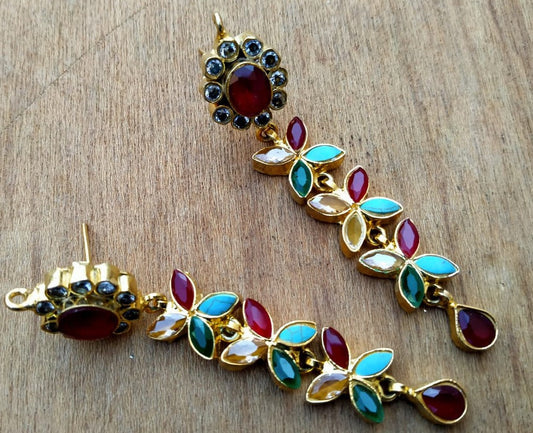 Pakistani Kundan Earrings Sale