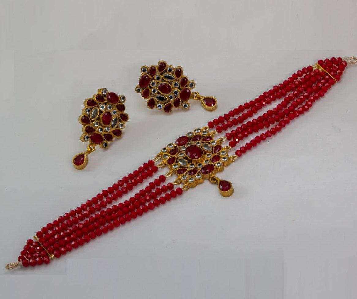 Pearl Kundan Choker