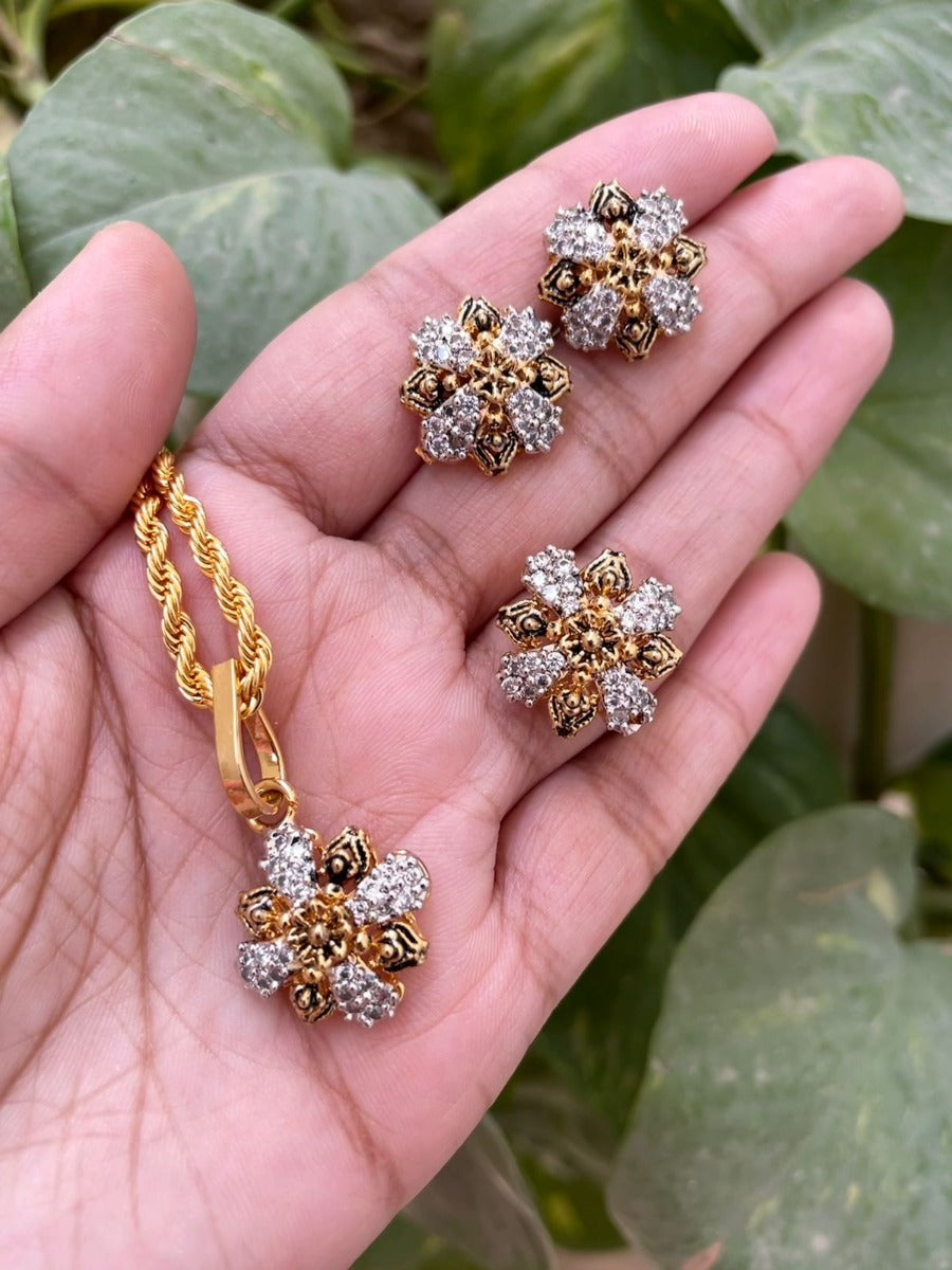 Pendant Set Gold New Design