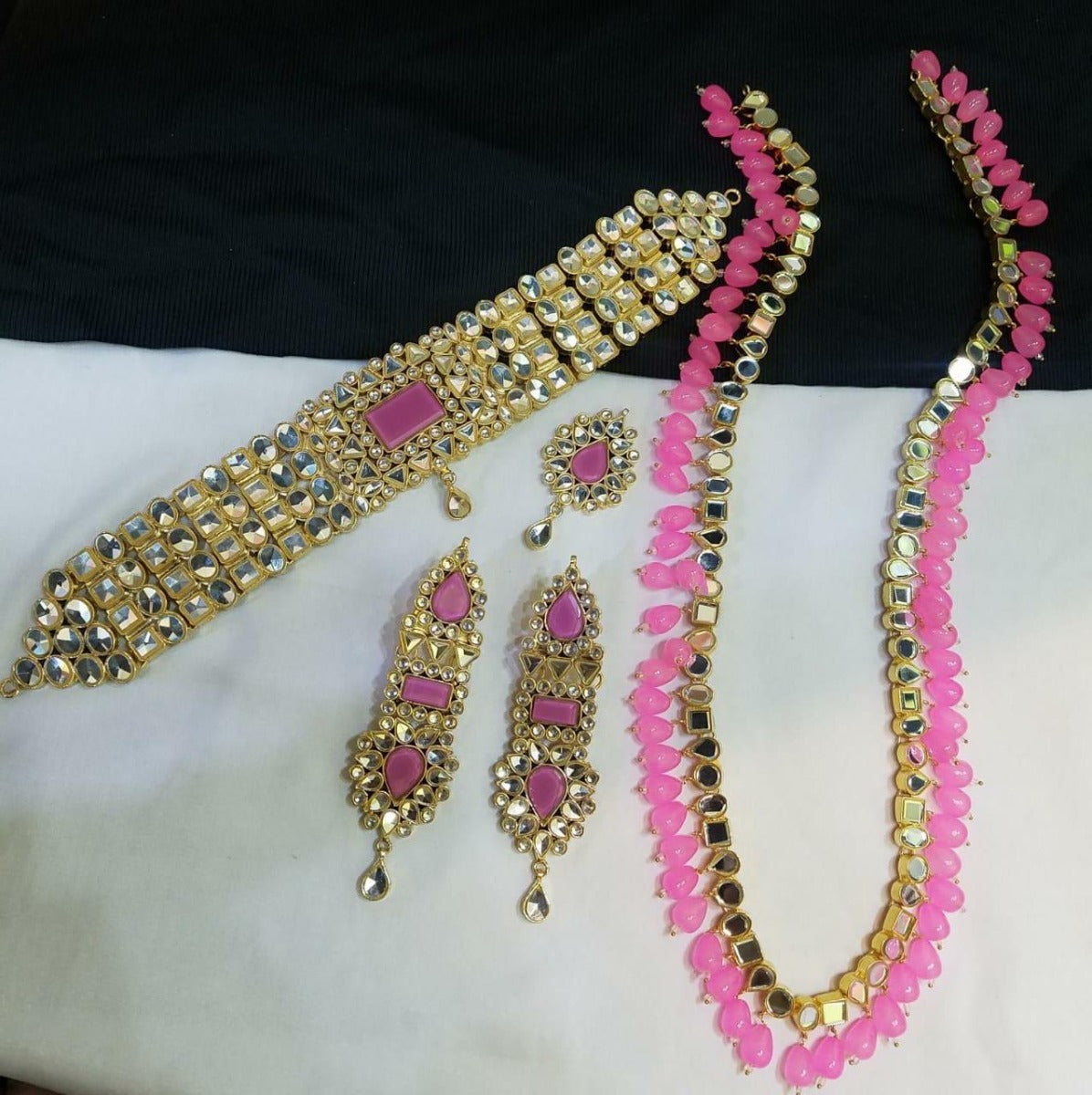 Pink Jewellery for Wedding