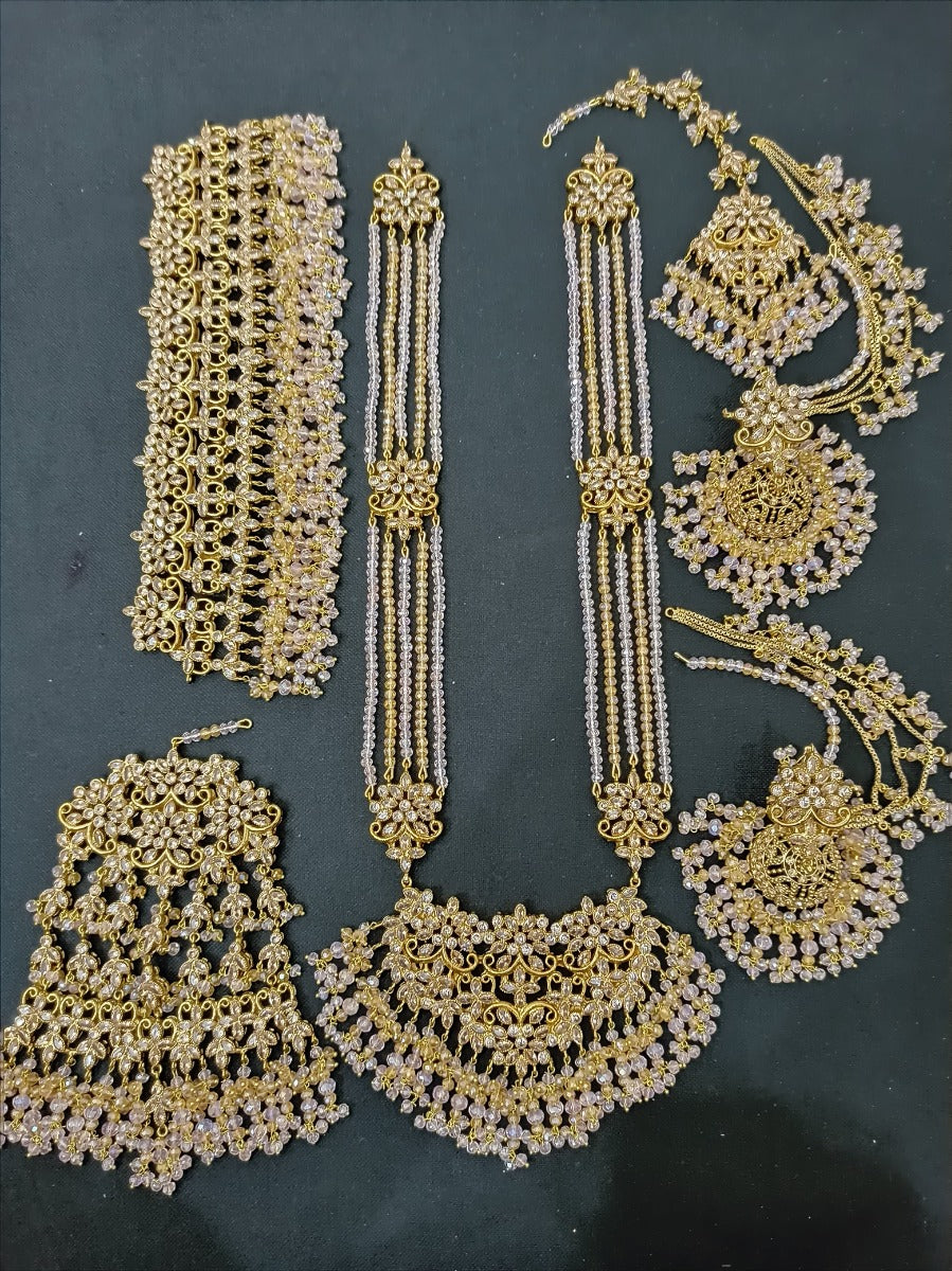 Pink and Golden Bride to be Jewellery