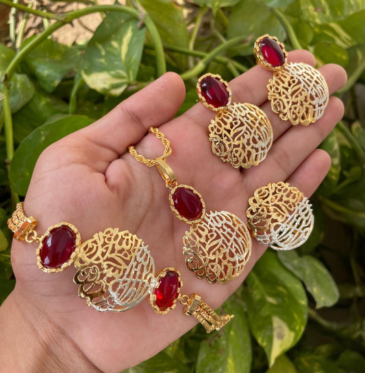 RED KALMA JEWELRY SET