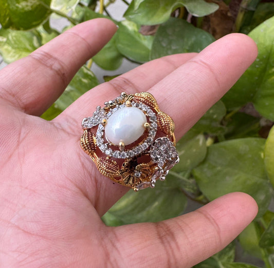 zirconium ring for her