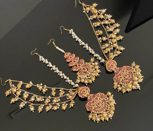 Earrings and Teeka Set 