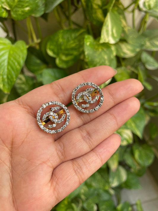 gold earrings tops design for female