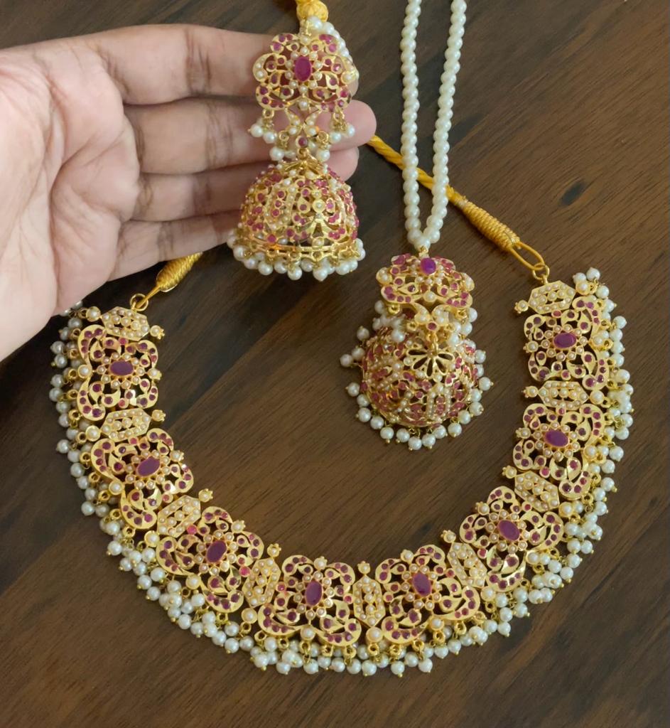 Ruby Pakistani Jewelry Set