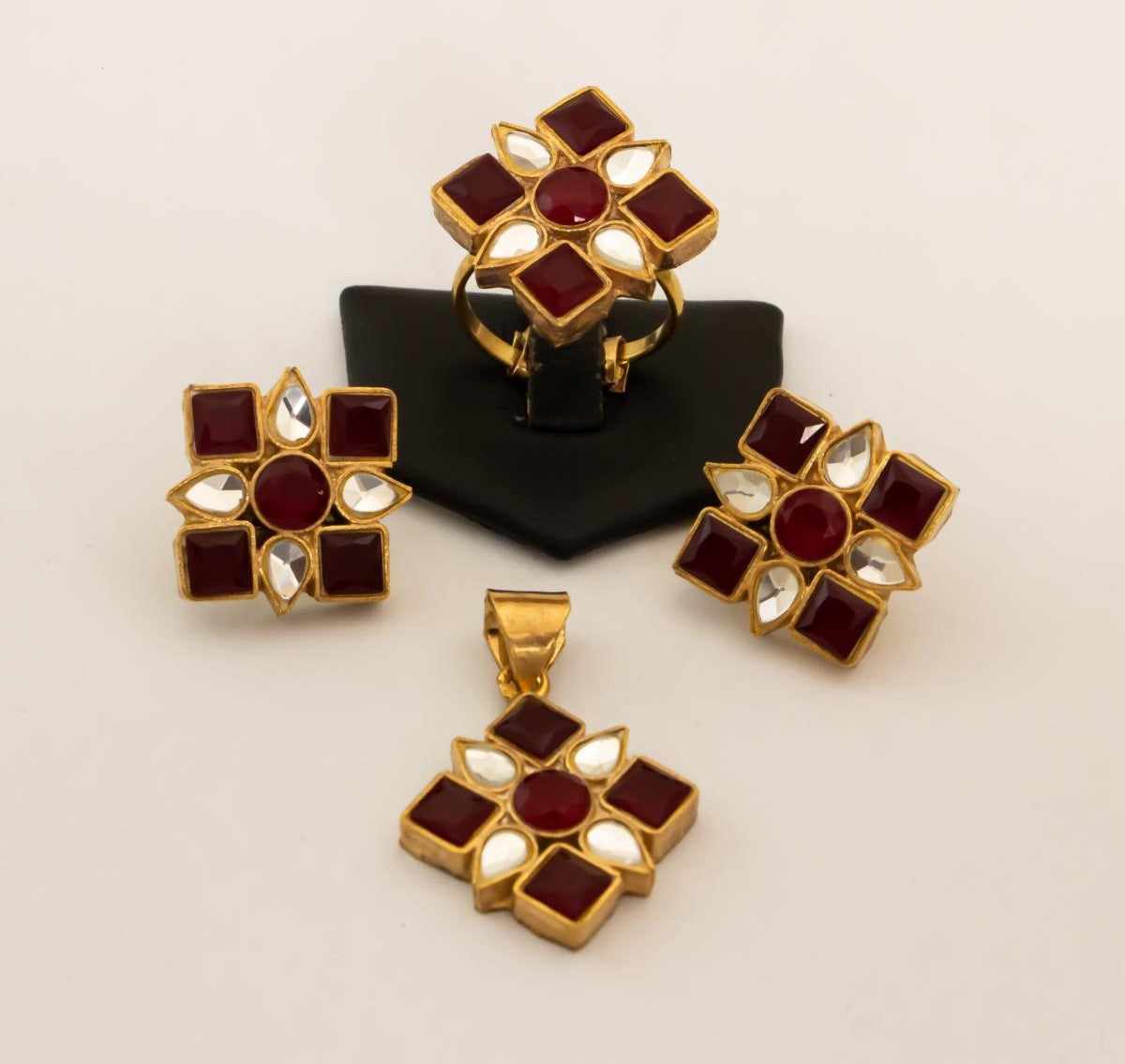 Ruby Pendant Set Designs with Price