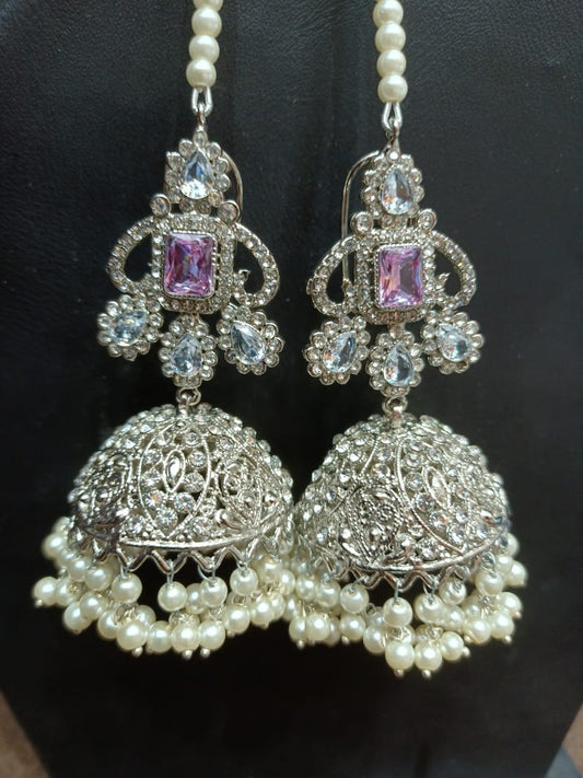Silver Jhumka Design