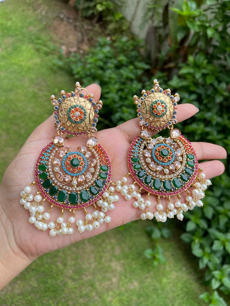Spectacular Mala set with Earrings