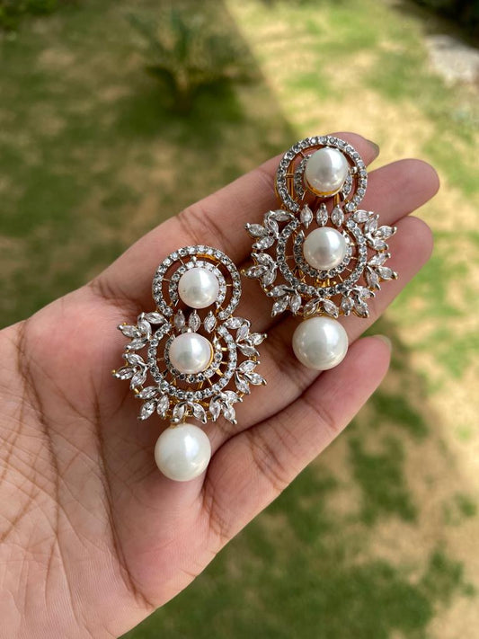 Sterling Silver Cubic Zirconia Earrings