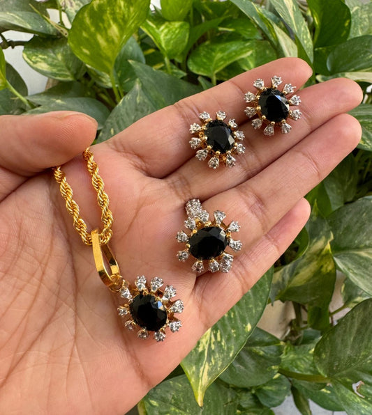 Stone Pendant Set