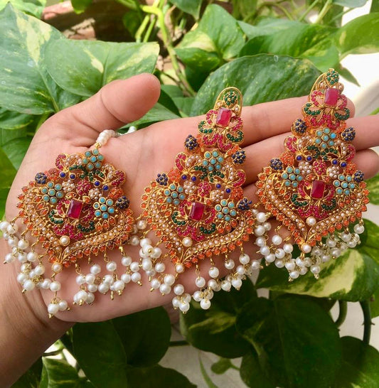  Stones Earrings Design