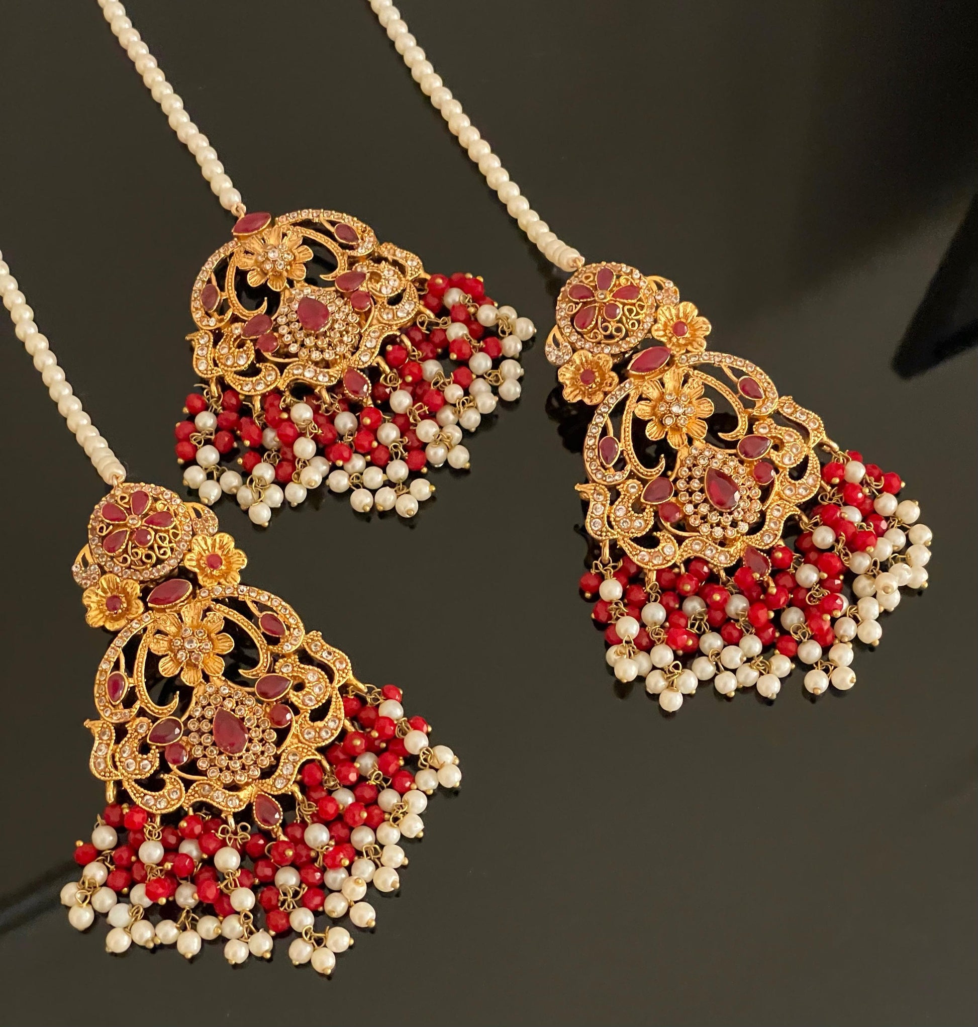 Tikka With Earrings Online Shopping