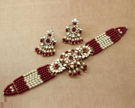 Traditional Kundan Choker Necklace