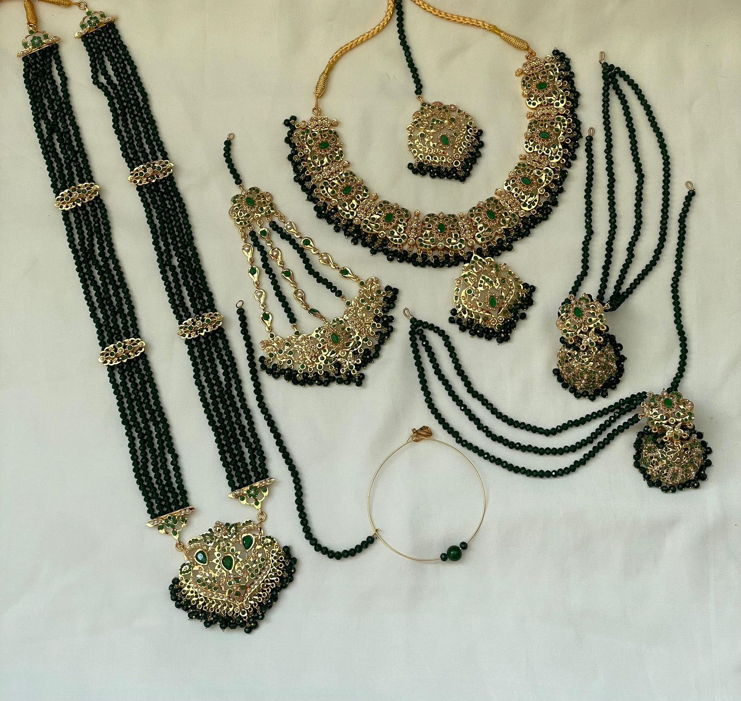 Bridal hyderabadi jewellery set price