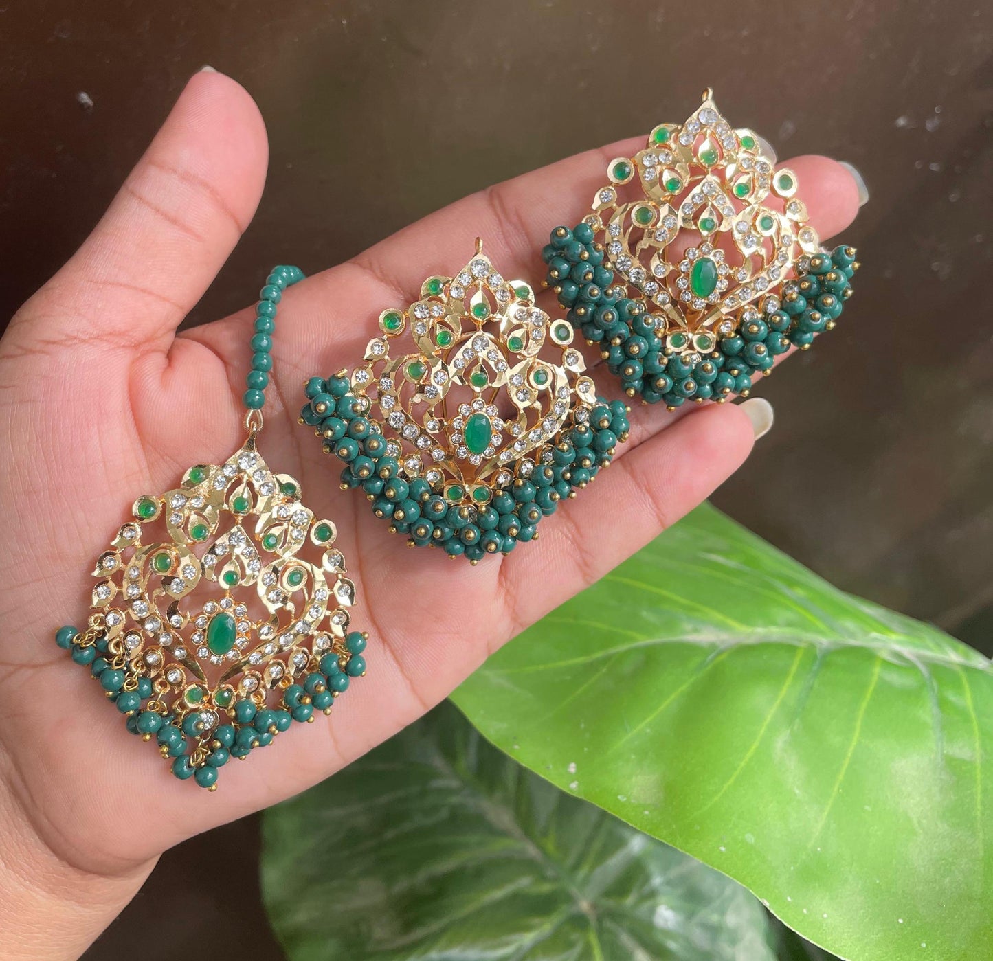 Earrings and Teeka Set 