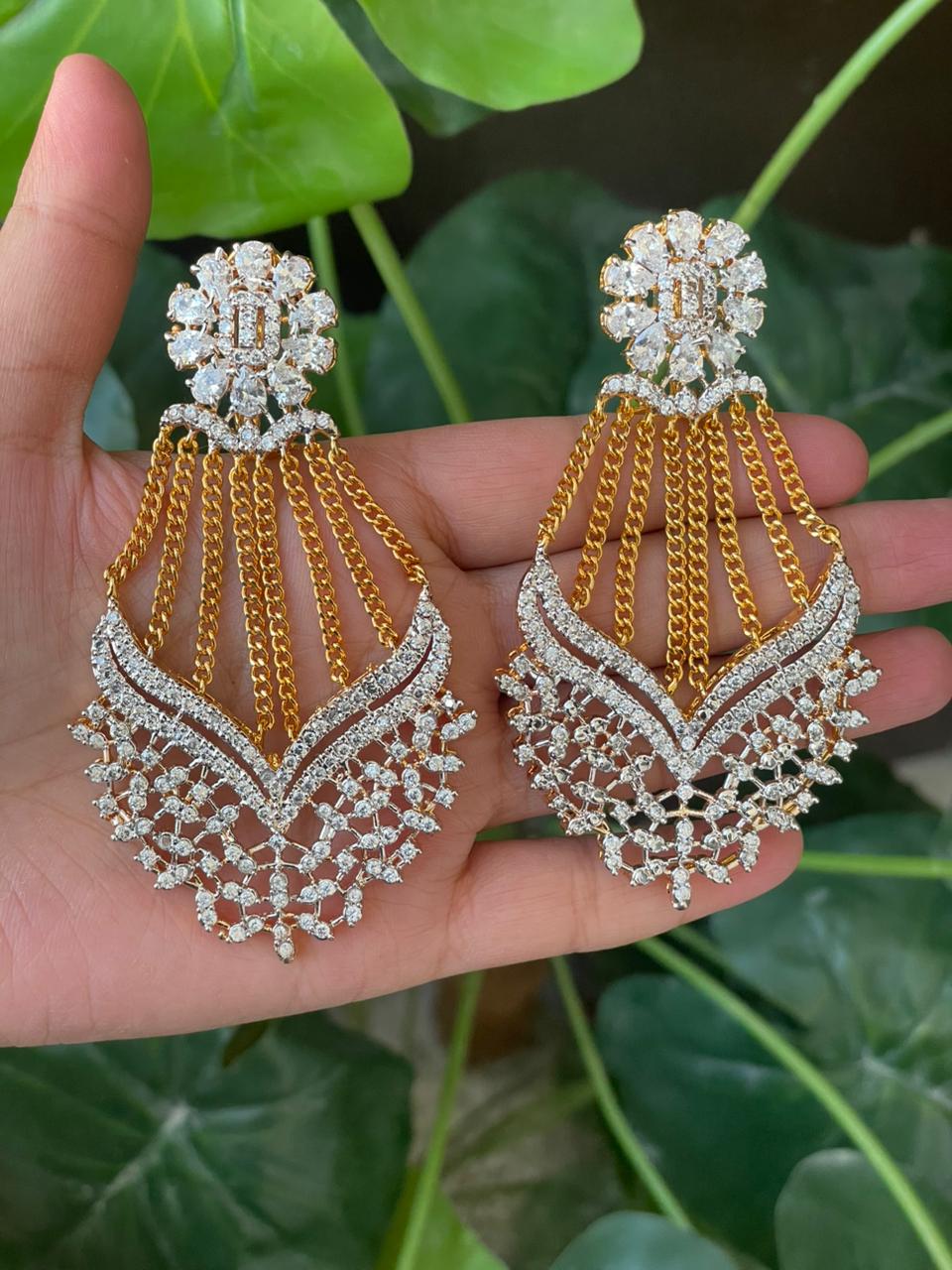Zircon earrings pakistan sale