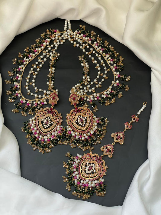 Tikka With Earrings Online Shopping