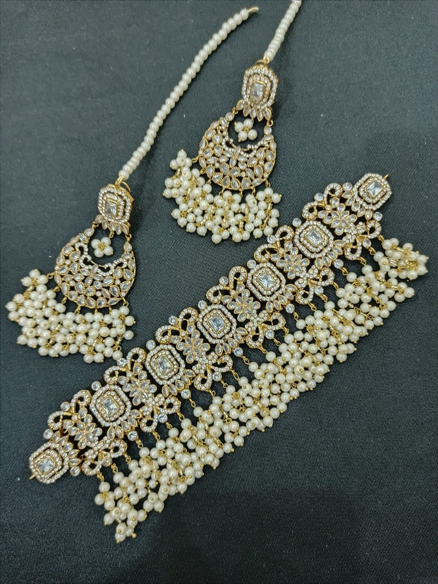 White Jewelry Set Pakistani