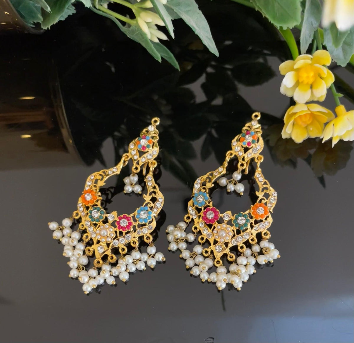 Women Earrings Gold Pakistan