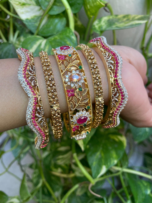Women Gold Design Bangles