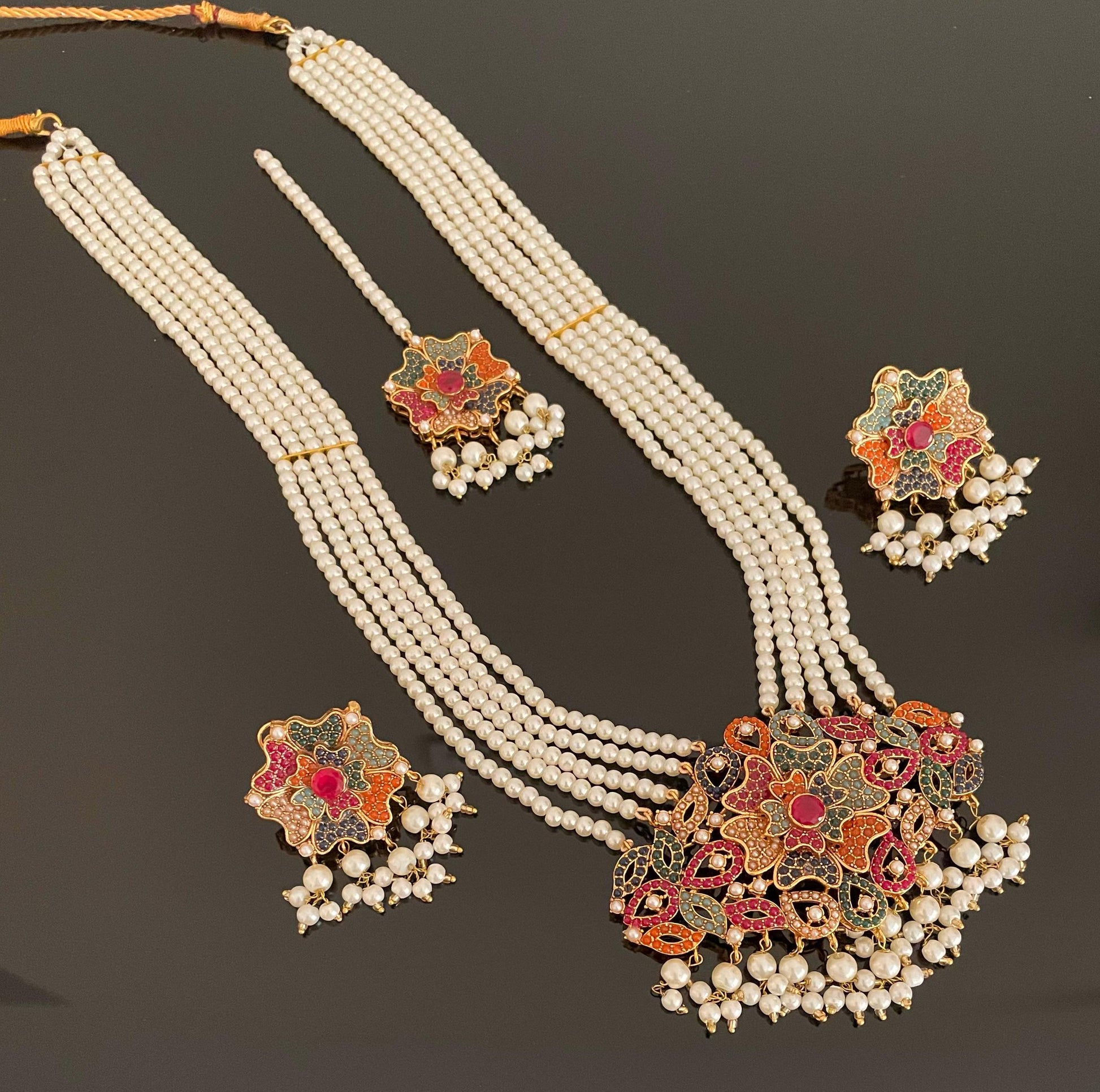 Women Mala Necklace Set New Design
