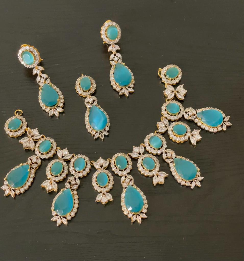 Zircon Stone Necklace Online