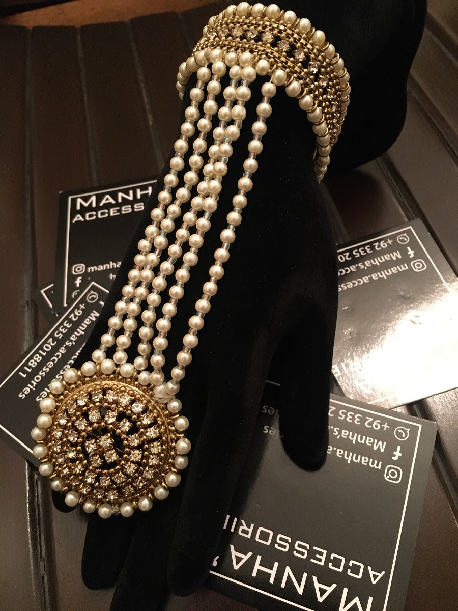 Hand Bracelet with Ring for Girls