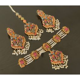 Trendy Handmade Choker Style Jewelry Set