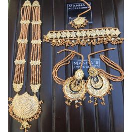 HEAVILY EMBELLISHED KUNDAN SET